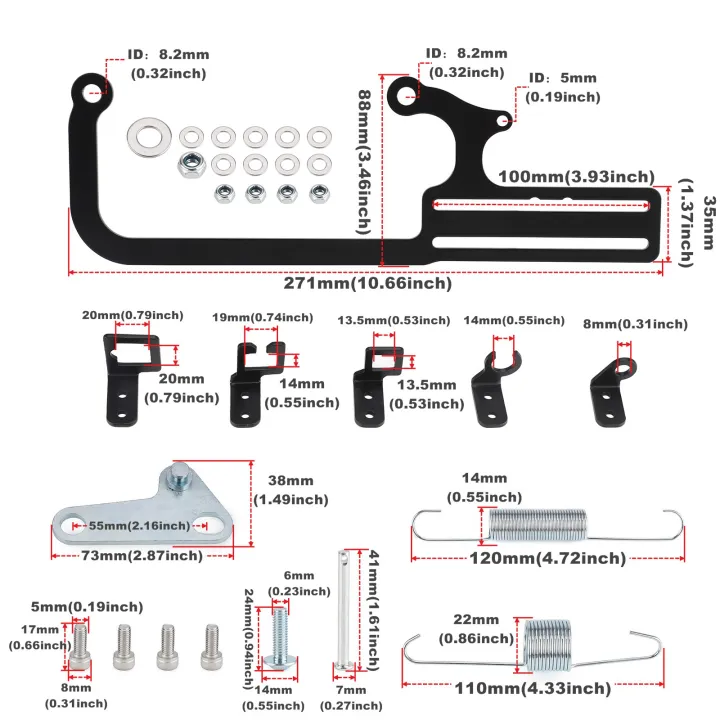 Throttle%20Cable%20Mount%20Bracket%20Cable%20Mounting%20Kit%20304147%20For%20EZ%E2%80%91EFI%20For%20Automatic%20Transmission%20TV%20Cables%20GM%20700R4%20Transmissions%20-%20Image%203