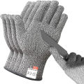 HPPE Level 5 Safety Anti Cut Gloves High-strength Industry Kitchen Gardening Anti-Scratch Anti-cut Glass Cutting Multi-Purpose. 