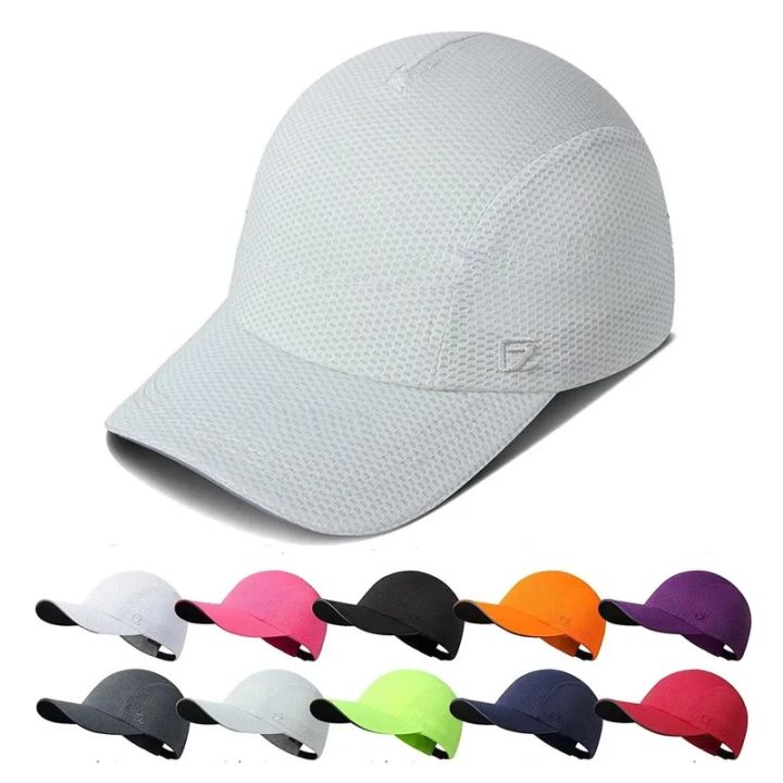 GADIEMKENSD Performance Running Cap Mesh Baseball Hat Breathable Soft Summer Sun Casual Outdoor Adjustable Cap