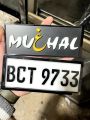 Customized 3D Acrylic Bike/Motorcycle Show Plate | Personalized Number Plate with Raised Letters for Bikes | Motorcycle Accessories. 