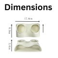 Multifunctional Aquarium Underground Tunnel Cave Curve Fish Tank Decoration Two Hole Fish Tank Decor Under Gravel Tunnel. 