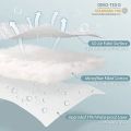 Waterproof Fitted Mattress Protector-Cooling Mattress Pad Cover with Deep Pocket Up to 18''. 