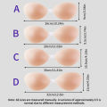 Reusable front button chest patches, silicone invisible strapless self-adhesive breast patches, women's underwear accessories.