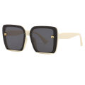 Brand Sunglasses Women's Square Classic Large Frame Fashion Men's Rectangular Letter Design Retro Sun Glasses UV400.