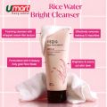 The Face Shop Rice Water Bright Facial Foaming Cleanser.