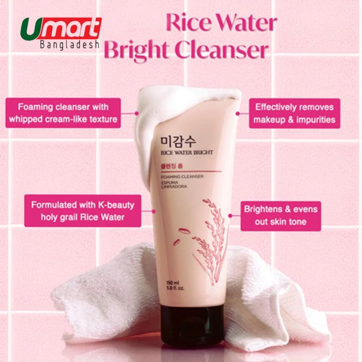 The%20Face%20Shop%20Rice%20Water%20Bright%20Facial%20Foaming%20Cleanser%20-%20Image%203