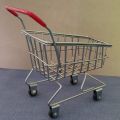 Mini Shopping trolley Mini Shopping Cart Mini Supermarket  Storage toy Decor. 