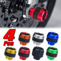 4Pcs Aluminum Alloy Motorcycle Crash Protector Scooter Wheel Front Fork Frame Falling Protection Pads Sliders Moto Exterior. 