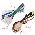 12V Motorcycle Red Sound System SD USB MP3 Motorcycle  Bluetooth Audio Remote Control Stereo 2 Speakers Waterproof FM  Radio. 