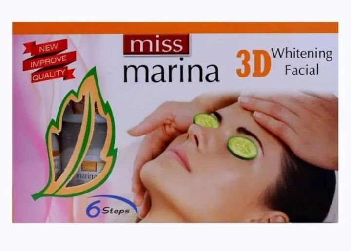 Miss Marina 3D Whitening Facial Kit 6 Steps