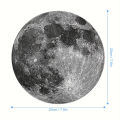 Moon Design Game Mouse Pad Non-Slip Circular Office Accessories Natural  Mat कोव्रिक दल माउस सज़दा मन्जा लोन अबीड व अस्लेर. 