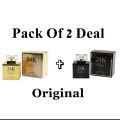 pack of 2 24k millionaire gold and black perfume. 