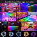 RGB LED Strip Lights with IC, 1 Roll 65.6Ft Addressable Dream LED Lights for Bedroom, App Control Color Chasing Strip Lights with Remote,Music Sync,400 LEDs,24V LED Light Strip for Room Home Bar Party. 