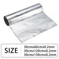 Heat-Resistant Fiberglass & Aluminum Foil Tape - Waterproof, Self-Adhesive for Car Heat Shielding | High-Temp Insulation. 