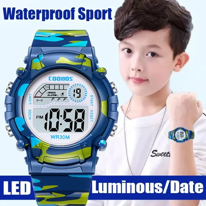 New Watch For Child Boy Girl Sport Digital Kids Watches Alarm Date Luminous Waterproof Watches Student Electronic Clock
