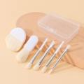 Hesheng powder foundation makeup kit small eyeshadow brush set makeup brush soft bristle brush concealer kit highlight. 