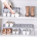 Layered Shoe Rack Extensible Shoe Hanger Storage Space Saving Shelf Telescopic Storage Rack Household Kitchen Cabinet Organizer. 