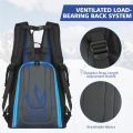 Large Capacity Ski Boot Bag Backpack with Wet/Dry Separation, Waterproof Storage for Ski Boots, Helmet, Gloves and Snowboard Gea. 
