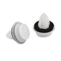 100Pcs Door Panel Clip With Seal Ring Fastener Rivet Bumper Clip Retainer Car Interior Retaining  Accessories. 