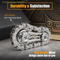 Sprockets Hand Roller Fidget Chain Toys, Metal Dual-Gear Chain Fidget Spinner - Precision Machined Stress Relief Focus Toy. 