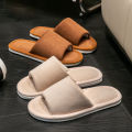 New Men'S Indoor Open Toe  Slippers high quality soft comfortable Home Shoes Indoor Anti-Skid Slippers bedroom No noise. 
