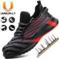 Men Work Safety Shoes Anti-puncture Working Sneakers Male Indestructible Work Shoes Men Boots Lightweight Men Shoes Safety Boots. 
