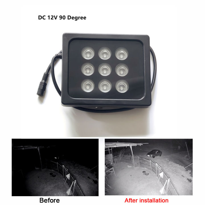 CCTV%20LEDS%209pcs%20Array%20Led%20dc%2012V%20CCTV%20Fill%20Light%20IR%20illuminator%20infrared%20lamp%20Outdoor%20Waterproof%20IR%20Night%20Vision%20for%20CCTV%20Camera%20-%20Image%204