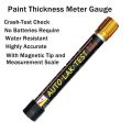 1 PC Paint Thickness Tester Accurately Measure Automotive Paint Thickness with This Paint Coating Gauge Pen. 