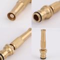 Brass Heavy Duty Hose Nozzle, High Pressure Hose Nozzle Heavy Duty, Adjustable Twist Pressure Sprayer (Nozzle). 