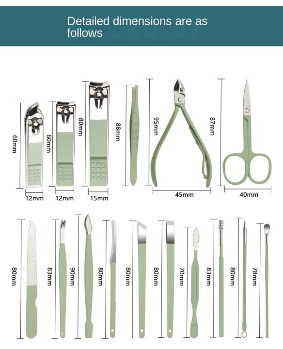 16pcs%20Nail%20Cutter%20Set%20Stainless%20Steel%20Nail%20Clippers%20Set%20With%20Folding%20Bag%20Manicure%20Cutter%20Kits%20Scissors%20Beauty%20Tool%20-%20Image%207