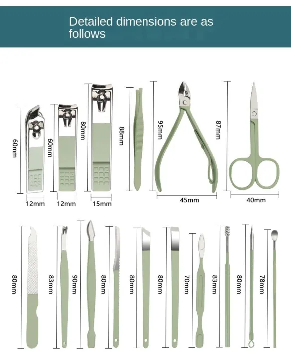 16pcs%20Nail%20Cutter%20Set%20Stainless%20Steel%20Nail%20Clippers%20Set%20With%20Folding%20Bag%20Manicure%20Cutter%20Kits%20Scissors%20Beauty%20Tool%20-%20Image%207