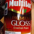 Multilac Premium Gloss enamel paint. 