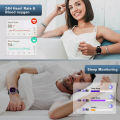 LIGE Mens Smart Watch 360 * 360 Bluetooth Call Health Monitoring Smartwatch Outdoor Sports 3ATM Waterproof Smart Watch for Men.