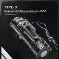 Powerful 3LED Super Bright Flashlight Portable Mini Burst Flash Torch Rechargeable Emergency Spotlight with Pen Clip Tail. 
