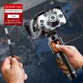 Two-Way Articulating Borescope Industrial Endoscope Camera with Light 1m Inspection Scope for Automotive and Aircraft Mechanics. 