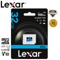 Lexar 32GB Micro SDHC 633x (10 MB/s). 