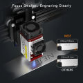 NEJE A40640 Laser Module Kit PWM/TTL 450nm 80W Laser Head Built-in Double Diodes for Stainless Steel Engraving Wood Cutting Tool. 