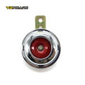Universal Motorcycle Electric Red Heart Horn Chrome plated 12V 1.5A Waterproof  Loud Speakers for Scooter Moped Dirt Bike ATV. 