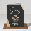 Cute Panda Sorry Card | A4 Size Apology Card | Thoughtful Sorry Gift. 