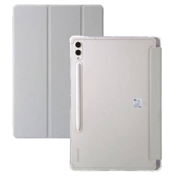 Folding%20Tablet%20Leather%20Case%20with%20Pen%20Holder%20For%20Samsung%20Galaxy%20Tab%20S10%20Lite%20S10FE%2010.9%20in%20Acrylic%20Clear%20Anti-fall%20Bracket%20Cover%20-%20Image%202