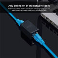 ✅2 side RJ45 female LAN cable connector length standard Glink GL-393 UTP coupler adapter LAN cable connector. 