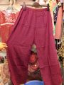 ladies free size china linen fabric plazzo for regular use. 