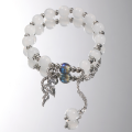 Fashion Design Star Chain Tassel Bracelet for Women Fantasy Blue Crystal Beads Elastic Rope Bracelet Best Friend Jewelry Gifts. 