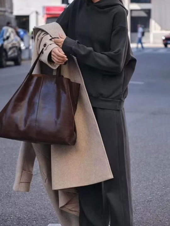HH%20Women%20Solid%20Casual%20Sweatshirt%20Pant%20Suit%20Long%20Sleeve%20Hooded%20Fleece%20Pullover%20Coat%20Loose%20Straight%20Trousers%20Office%20Lady%20Sets%20-%20Image%205