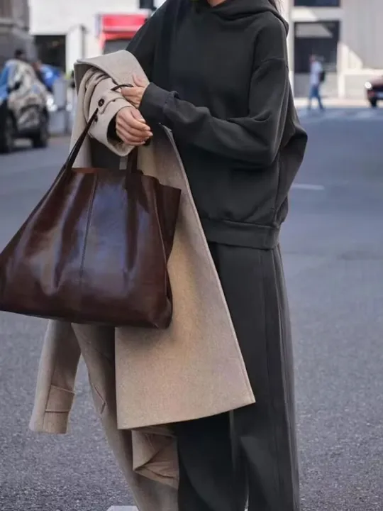 HH%20Women%20Solid%20Casual%20Sweatshirt%20Pant%20Suit%20Long%20Sleeve%20Hooded%20Fleece%20Pullover%20Coat%20Loose%20Straight%20Trousers%20Office%20Lady%20Sets%20-%20Image%205