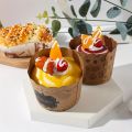 50pcs, Heat-Resistant Kraft Paper Muffin Cups for Baking and Serving - Small Kitchen Accessories for Cakes, Pastries, and More. 