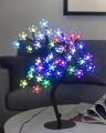 Cherry Blossom Tree Light,17inch 40LED Lighted Tabletop Artificial Flower Bonsai Tree Lamp USB Powered s for Home Decor. 