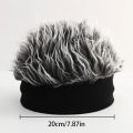 Fashionable Hip-hop Style Decorative Cap Cosplay Personalized Wig Knitted Caps Party Hip-hop Outfit Wig Caps.