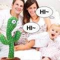Talking Cactus Toys for Boys Girls Talking Cactus Toy with 120 English Songs and LED Lighting for Home Decoration. 