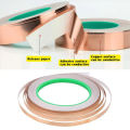Copper Tape Double-Sided Conductive Copper foil tape for Stained Glass Conductive Tape for Guitar EMI Shielding Crafts. 